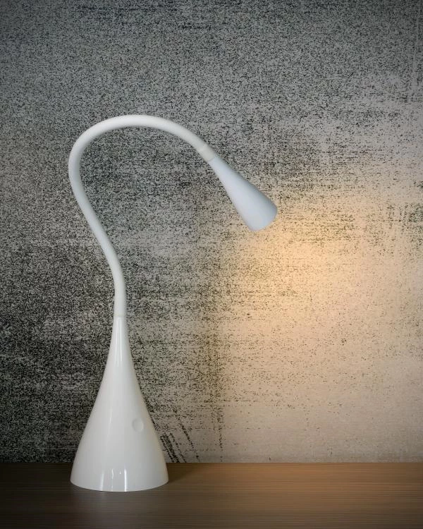 Lucide ZOZY - Lampe de bureau - LED Dim. - 1x4W 3000K - Blanc - ambiance 2